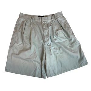 Ralph Lauren Polo Golf Men Chino Shorts High Rise 100% Cotton Light Aqua Blue 12